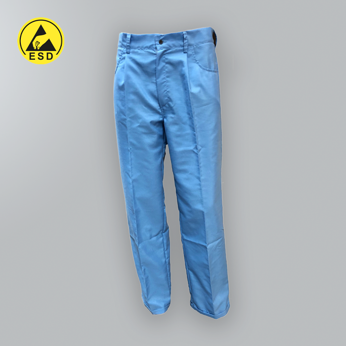 PREMIUM ESD SUIT TROUSERS Light Blue PREMIUM ESD SUIT TROUSERS Light Blue